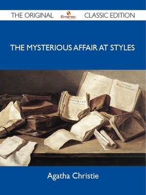 the mysterious affair at styles original book cover